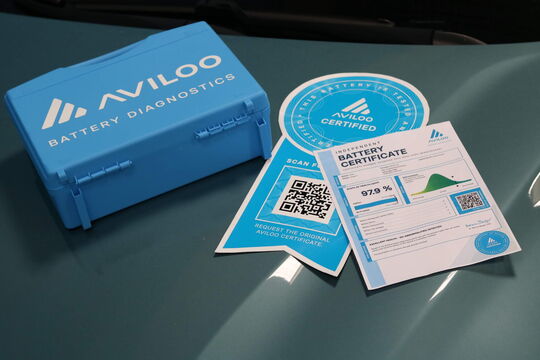 Aviloo box and battery certificate